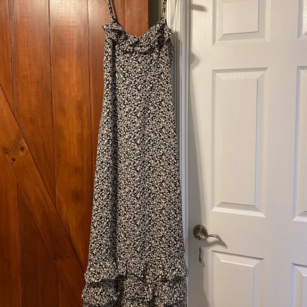 Urban Outfitters Angelica Floral Ruffle Dress